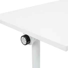 Beliani Zusammenklappbarer Schreibtisch CAVI 120 x 75 x 60 cm Weiß