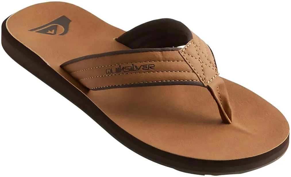 Quiksilver Zehentrenner »CARVER NUBUCK« Quiksilver hellbraun 40