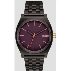 Nixon The Time Teller Uhr gunmetal blackberry gold Gr. Uni