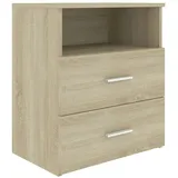 vidaXL Nachttisch Sonoma-Eiche 50x32x60 cm