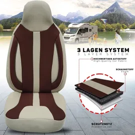 BREMER SITZBEZÜGE Wohnmobil SITZBEZÜGE für Dethleffs Globetrotter XXL (WPL413)