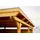 SKANHOLZ Carport Emsland 3,54 x 8,46 m unbehandelt mit Abstellraum