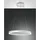 Fabas Luce Palau 1-flg. Ø60 cm Metall weiß