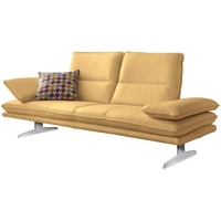 W.Schillig 2-Sitzer »broadway«, Sitztiefenverstellung, Kopfteil- & Seitenteilverstellung, Breite 216cm beige