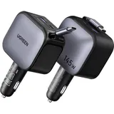 UGREEN EC604 145W Kfz Ladegerät 145 W USB-C® Buchse, USB-C® Stecker, USB-A Buchse Grau