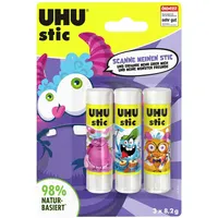 UHU 3 UHU MONSTER Klebestifte 3x 8,2 g