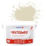 Farbklecks24 Meisterweiß Color, Wandfarbe Beige 1-1 (2,5L),(versch. Farben),hohe Deckkraft