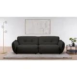 BeType 4-Sitzer BETYPE "Be Fluffy Mega Sofa, viel Platz, XXL Couch, Breite 283cm, bequem", grau (anthracit), B:283cm H:87cm T:120cm, 100% Polyester, Sofas, Softes Sitzgefühl, moderne Kedernaht, hochwertiger Bezug