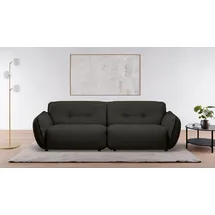 BeType 4-Sitzer BETYPE "Be Fluffy Mega Sofa, viel Platz, XXL Couch, Breite 283cm, bequem", grau (anthracit), B:283cm H:87cm T:120cm, 100% Polyester, Sofas, Softes Sitzgefühl, moderne Kedernaht, hochwertiger Bezug