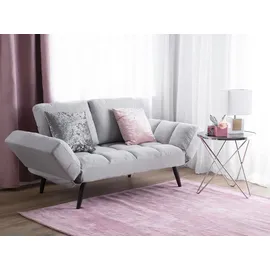 Beliani Sofa Hellgrau Brekke