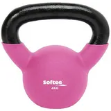 Softee Neoprene 4kg Kettlebell - Pink - 4 kg