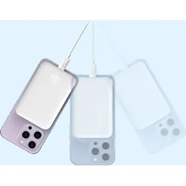 Baseus P10059002223-00, 6000 mAh, Wireless charging, 20 W White