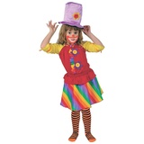 Dress Up America Clown-Kostüm des Regenbogenmädchens