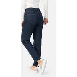 Stooker WOMEN Damen Jeans Dark Blue Denim Tapered Fit Hohe Taille, Baumwollmischung, gerade, Schlank - 38W / 30L