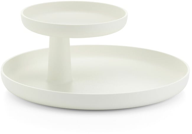 Vitra Etagere Rotary Tray weiß, Designer Jasper Morrison, 12 cm