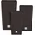 Botle Topf Set 3 x Pflanztöpfe Kübel Rattan Hohes H 50 55 61 cm Umbra Kunststoff