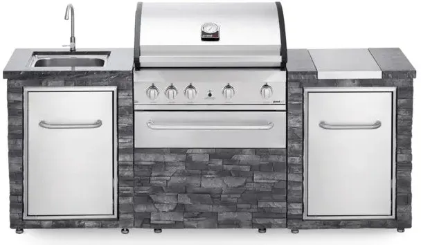 Grandhall Stone Island für Maxim/Elite inkl. Elite G4 Einbau Gasgrill