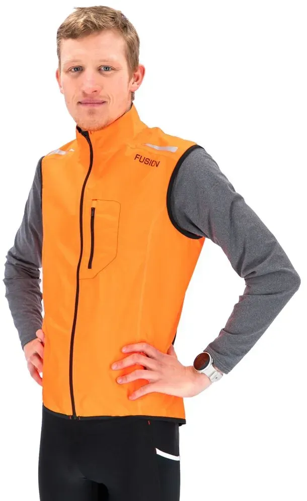 Fusion Herren S1 Run Vest orange