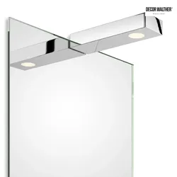 Decor Walther LED Spiegelleuchte FLAT 1 LED, 7W 3000K 370lm, IP44, Chrom DEC-0418700