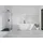 bad land KETIL Walk-In-Dusche 80 x 195 cm Schwarz Transparent 8 mm