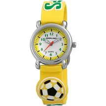 Excellanc Analoge Kinderuhr 0 mm Silikonarmband Gelb