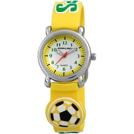 Excellanc Analoge Kinderuhr 0 mm Silikonarmband Gelb