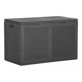 vidaXL Auflagenbox 80 x 51 cm Schwarz