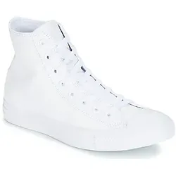 Converse  Turnschuhe ALL STAR MONOCHROME CUIR HI  in Weiss