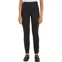Tommy Hilfiger Strickhose »SLIM ELEVATED KNITTED PANT«, mit Metall-Markenlabel