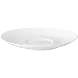 TETTAU Amina weiß uni Teeuntertasse klein 12,1 cm - 1 STÜCK - EINZELARTIKEL (WUNSCHMENGE WÄHLEN)