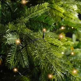 Kaemingk LED-Lichterkette Basic 36 m schwarz 480 LED warmweiß