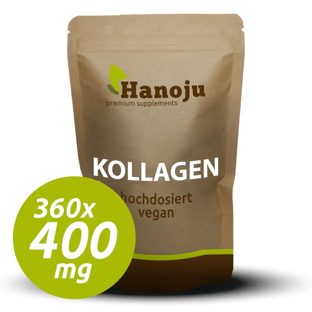 Veganes Kollagen Tabletten 400mg | Kollagen Für Die Haut - 360x