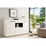 INOSIGN Sideboard »Trentino«, Briete ca. 173 cm, Soft-Close-Funktion, Hochglanzfronten, weiß