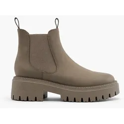 Chelsea Boots - Damen - taupe