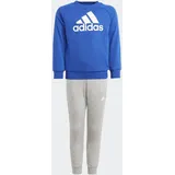 Adidas Kinder Sportanzug Essentials Logo French Terry Jogginganzug blau - 128