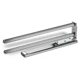 SO-Tech Handtuchhalter 2-armig kurz Chrom poliert ausziehbar