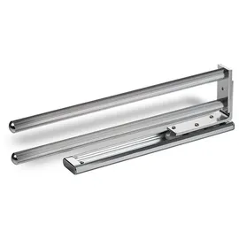 SO-Tech Handtuchhalter 2-armig kurz Chrom poliert ausziehbar