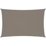 vidaXL Sonnensegel Oxford-Gewebe Rechteckig 5x8 m Taupe