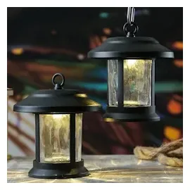 MARELIDA LED Solar Gartenleuchte 3in1 Laterne/Hängeleuchte/Wegleuchte H: 32cm 2er Set