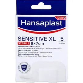 Hansaplast Beiersdorf Hansaplast Sensitive XL steril 6 x 7 cm (5 Stk.)