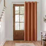 MIULEE Verdunklung Thermo Vorhänge Modern Ösen 1er Set 140x245cm Terrakotta