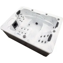 Home Deluxe White Marble Pure 210 x 160 x 80 cm weiß/schwarz