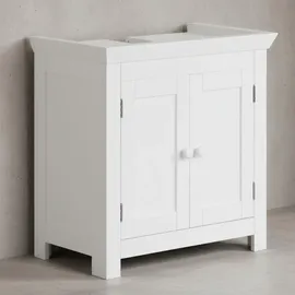 KADIMA DESIGN Waschbeckenunterschrank 57 x 56 x 30 cm Weiß