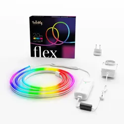 Twinkly Flex, Girlande, Weiß, Universal, IP20, Weiß, Blau, Grün, Rot