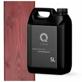 Q-COVER holzimprägnierung Sakura 5 L 2 in 1 holzschutz farbimprägnierung imprägniermittel holzschutzmittel imprägnierung abperleffekt alle holzarten holzgrundierung