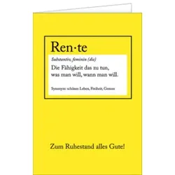 Karte zum Ruhestand 69-1184 Bild