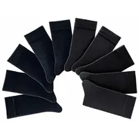 H.I.S. H.I.S Freizeitsocken Damen 10x schwarz Gr.43-46