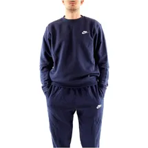 Nike Sportswear Club Fleece Crew Sweatshirt Herren 410 midnight navy/white M