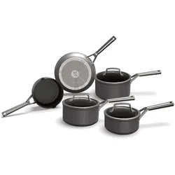 Ninja C35000EU Foodi ZEROSTICK 5-teiliges Topf- und Pfannenset silber Silber