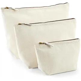 Westford Mill Canvas Accessory Bag, L (23 x 23 x 11 cm), natural - 23 cm
